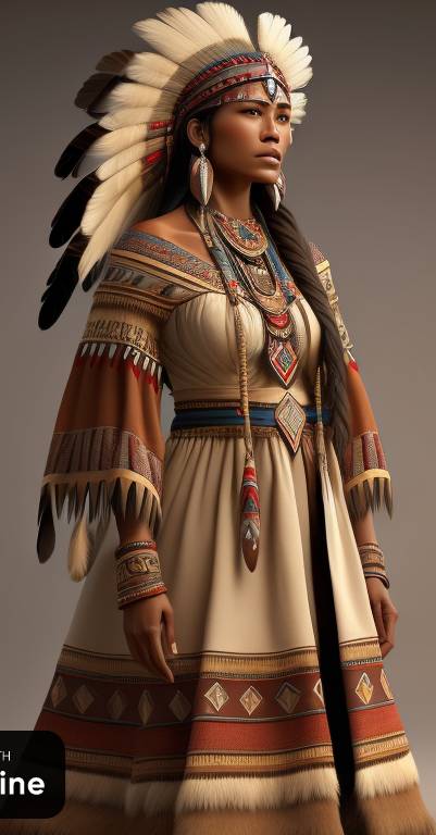 Native American dress by Diva161 on DeviantArt