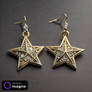 star cluster earrings 