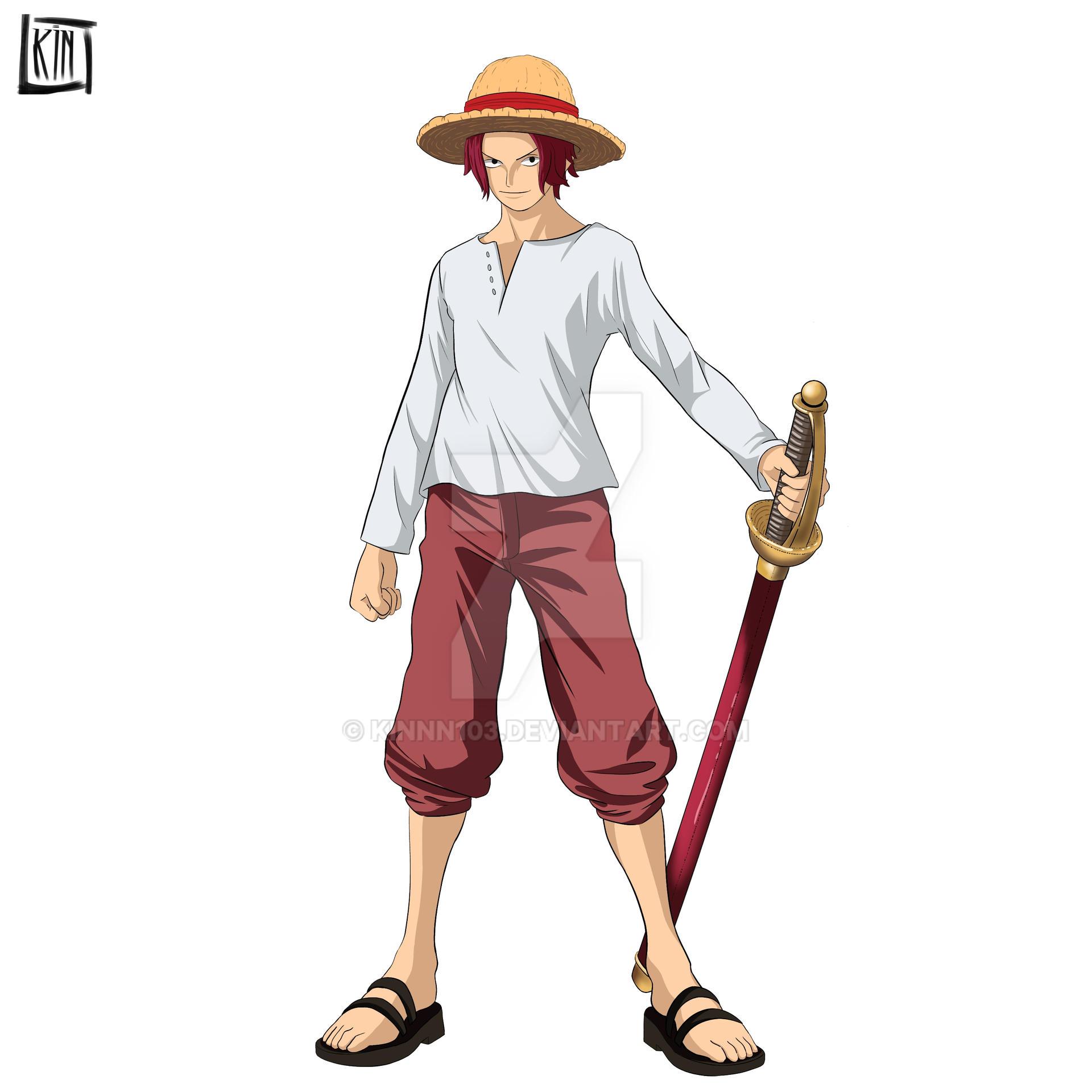 Shanks - One Piece by kinnn103 on DeviantArt