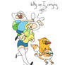 Adventure Time Piggyback