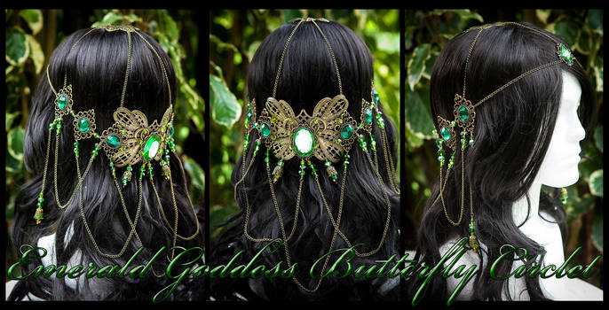 Emerald goddess hair