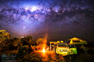 Camping Under A Starry Sky