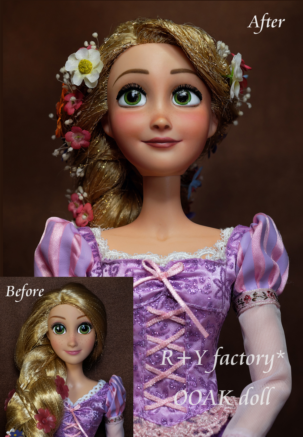 Rapunzel OOAK doll