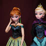 Anna and Elsa OOAK doll