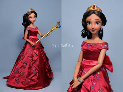 Elena of Avalor OOAK doll Repaint