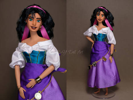 Esmeralda Repainted Doll OOAK