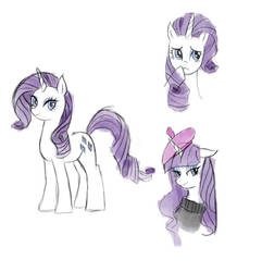 Rarity doodle