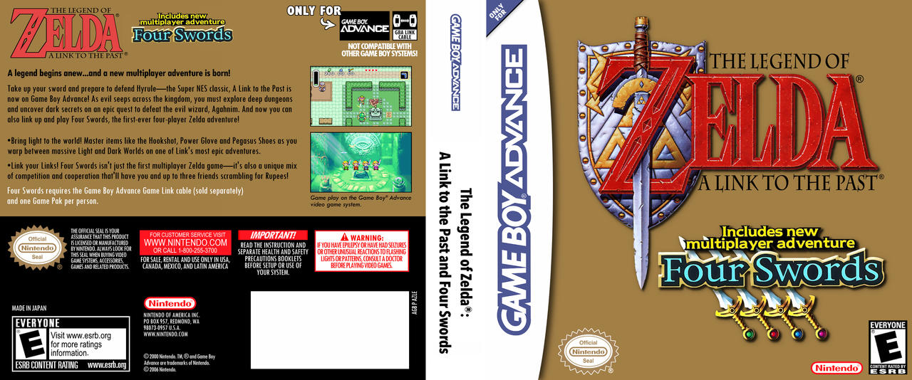 GBA) A Link to the Past and Four Swords for DS by