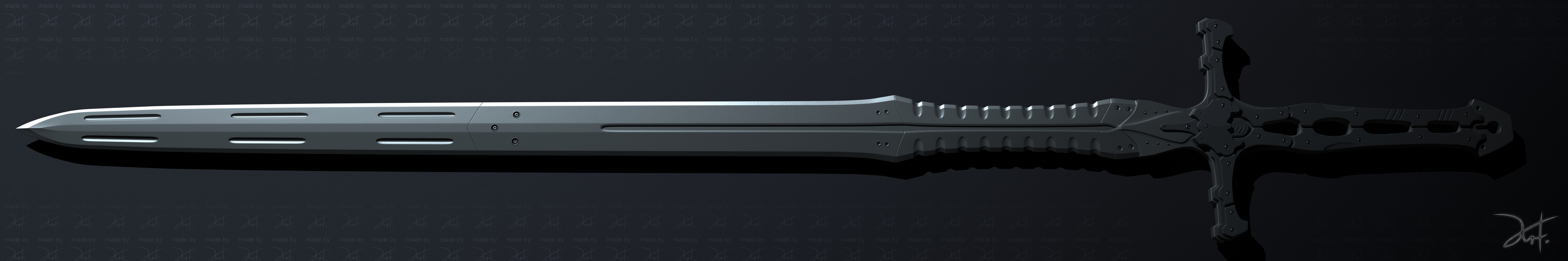 Tech Longsword Hightech Sword by The-5 on DeviantArt