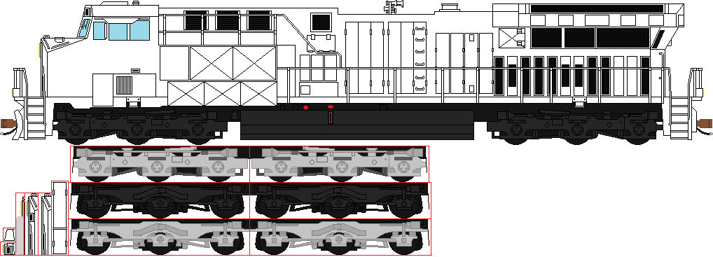 GE AC6000CW Base by UtahRailfan5450 on DeviantArt
