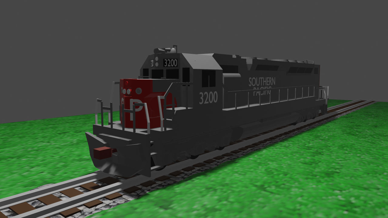 Deviantart Sp Train Southern Pacific SDP45 by UtahRailfan5450 on DeviantArt