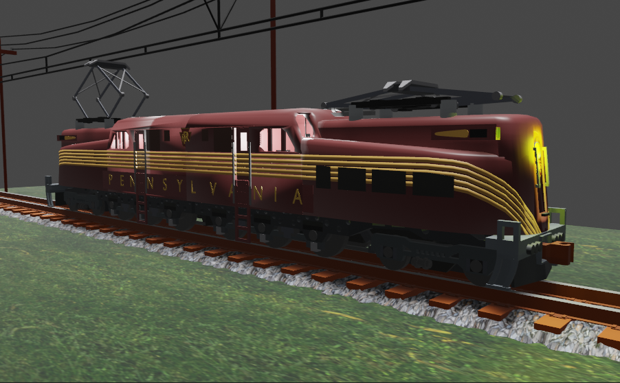 Pennsylvania Railroad GG1 3D model by UtahRailfan5450 on DeviantArt