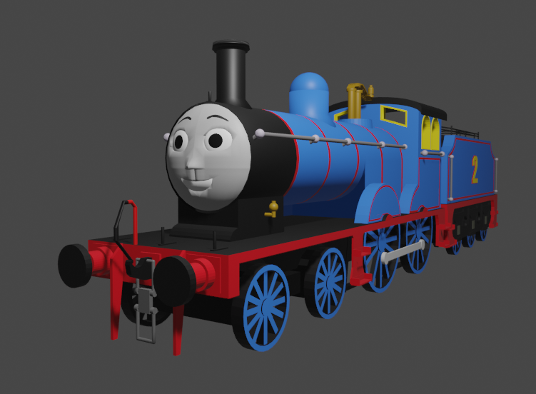 RWS Edward the Blue Engine 3D Model by UtahRailfan5450 on DeviantArt