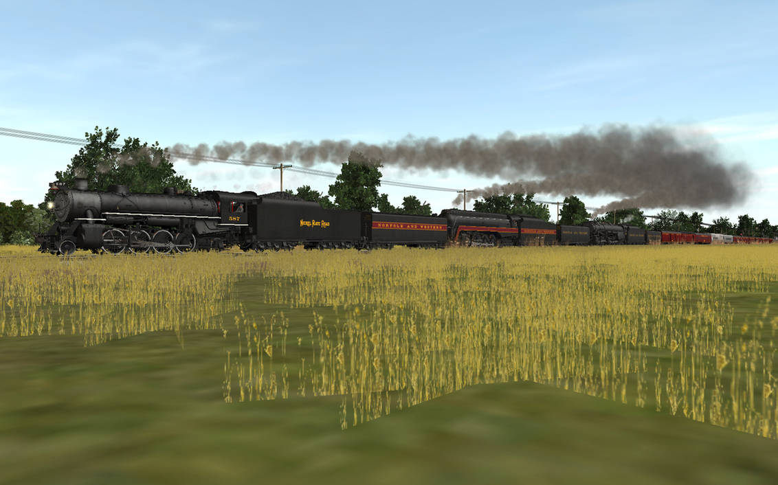 Norfolk and Western Steam Tripleheader by UtahRailfan5450 on DeviantArt