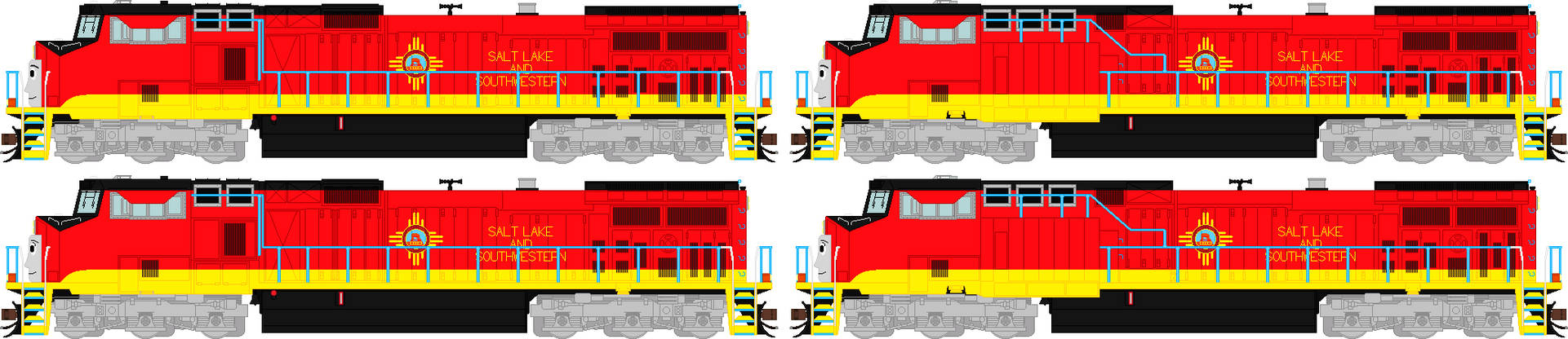 9ws SLSW C44-9Ws and AC44CWs by UtahRailfan5450 on DeviantArt