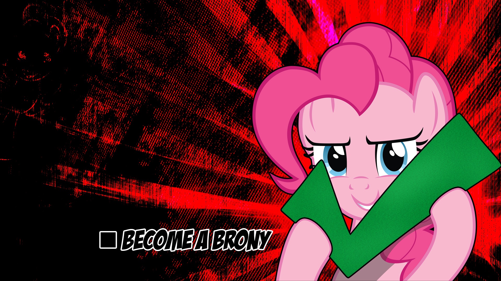 Pinkie Pie Encourages You Wallpaper