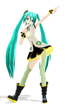 MMD - Miku  weekender girl