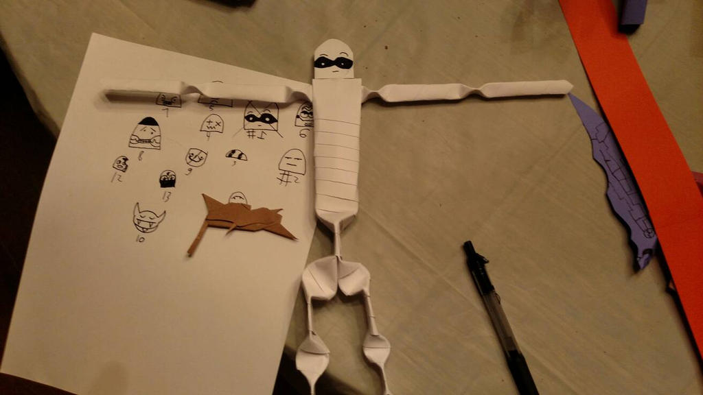 paper man by Whitewolfwithredeyes on DeviantArt