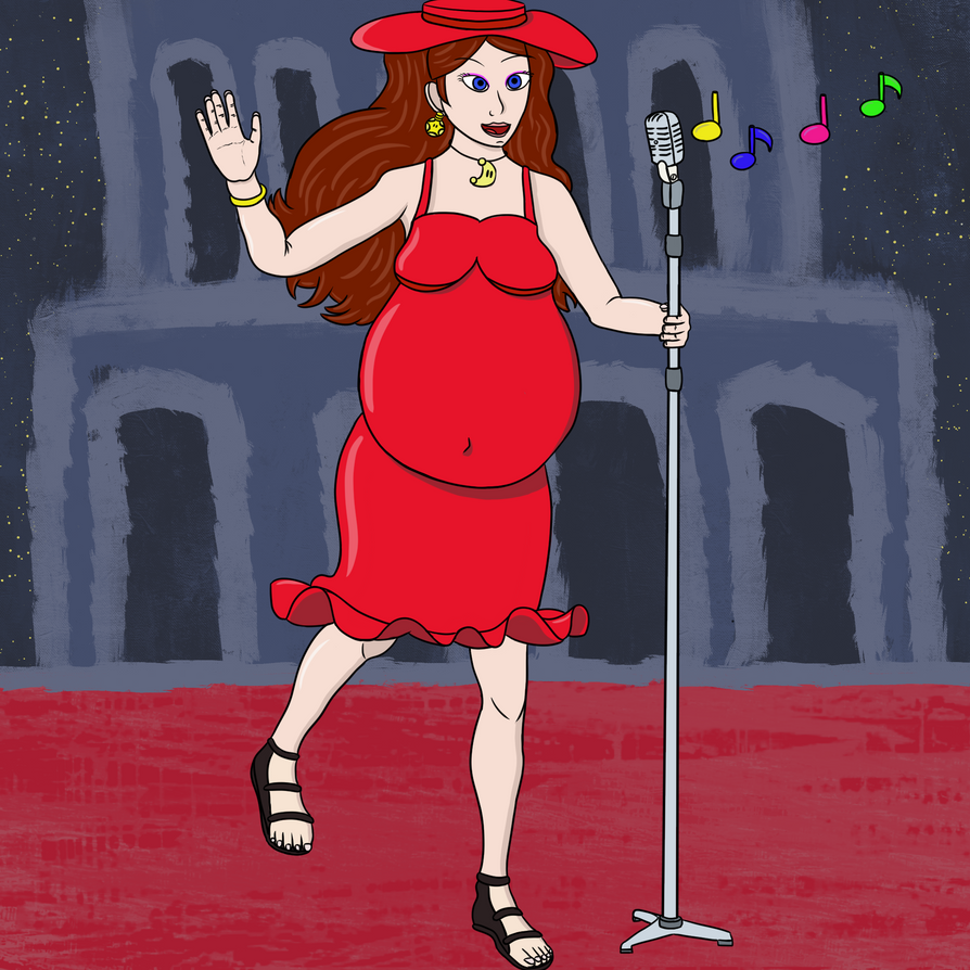 Pauline Preggo Performance by quenick on DeviantArt