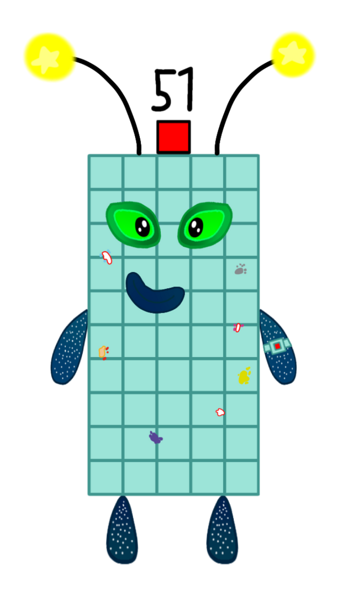Numberblocks 51 by Zionthecreator2010 on DeviantArt