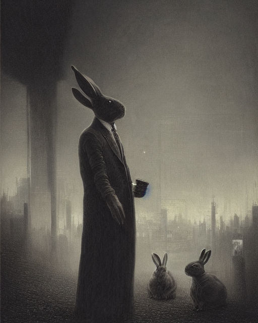 rabbit-man by evenlynrose on DeviantArt