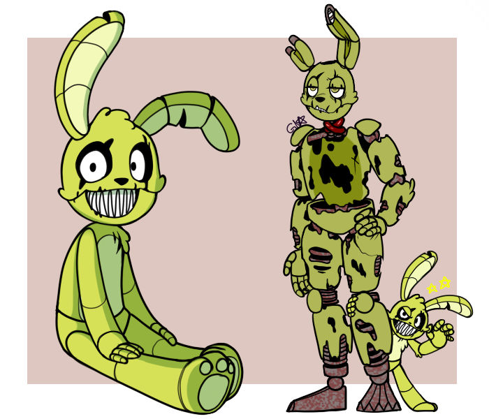 Springy Puppet Plushtrap and Springy by Ask-the-Bons on DeviantArt