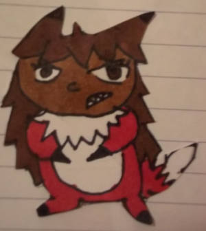 Chibi Fox Pissed