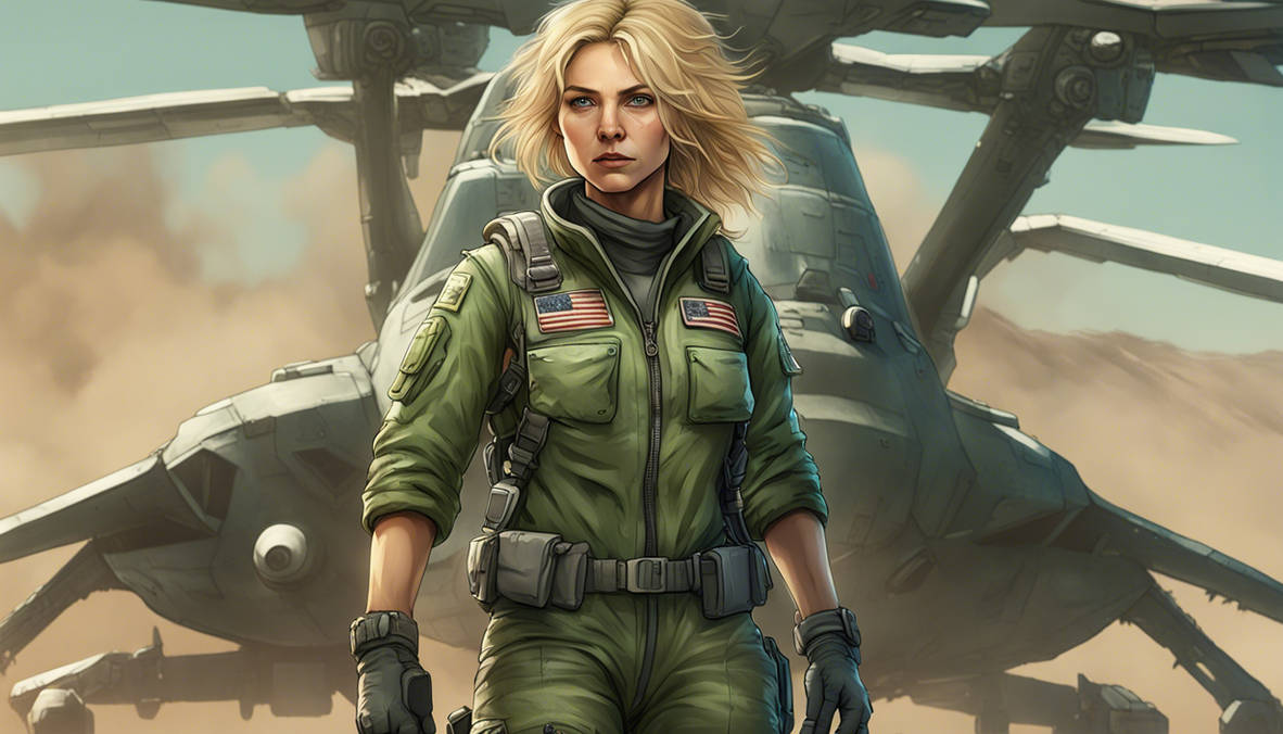 Female Pilot Deviantart A hardened female dropship pilot by leenas101 on DeviantArt