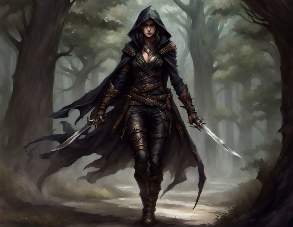 Half-Elven Shadow Dancer
