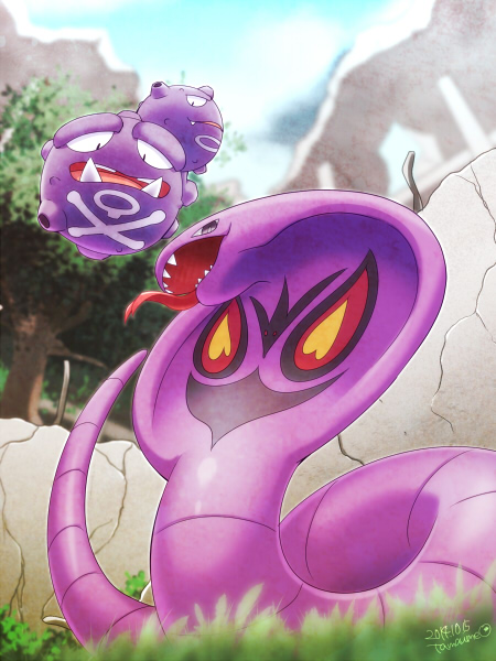 Weezing and Arbok