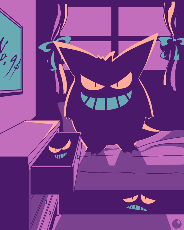 Shiny Mega Gengar by Hattori-Hako on deviantART