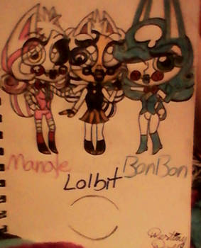 Mangle X Lolbit X BonBon