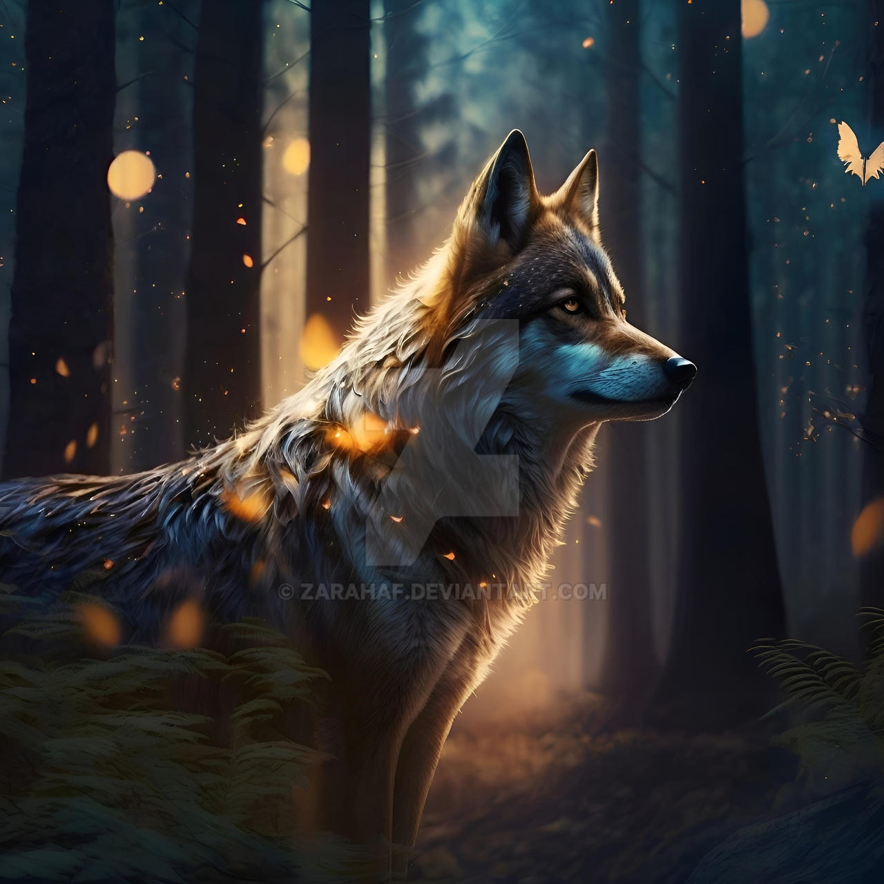 Computer Wolf Deviantart Wolf by Zarahaf on DeviantArt