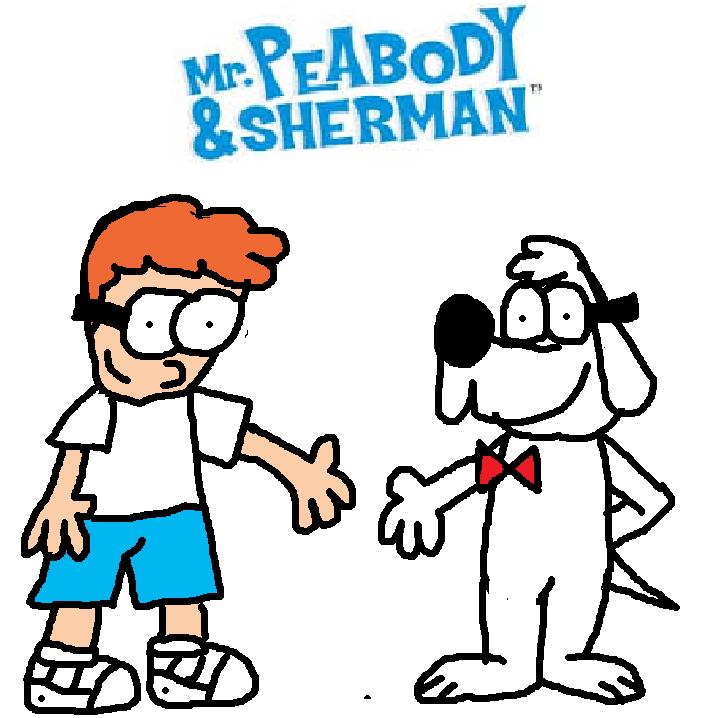 Boton Peabody y Sherman by MikeMoon1990 on DeviantArt