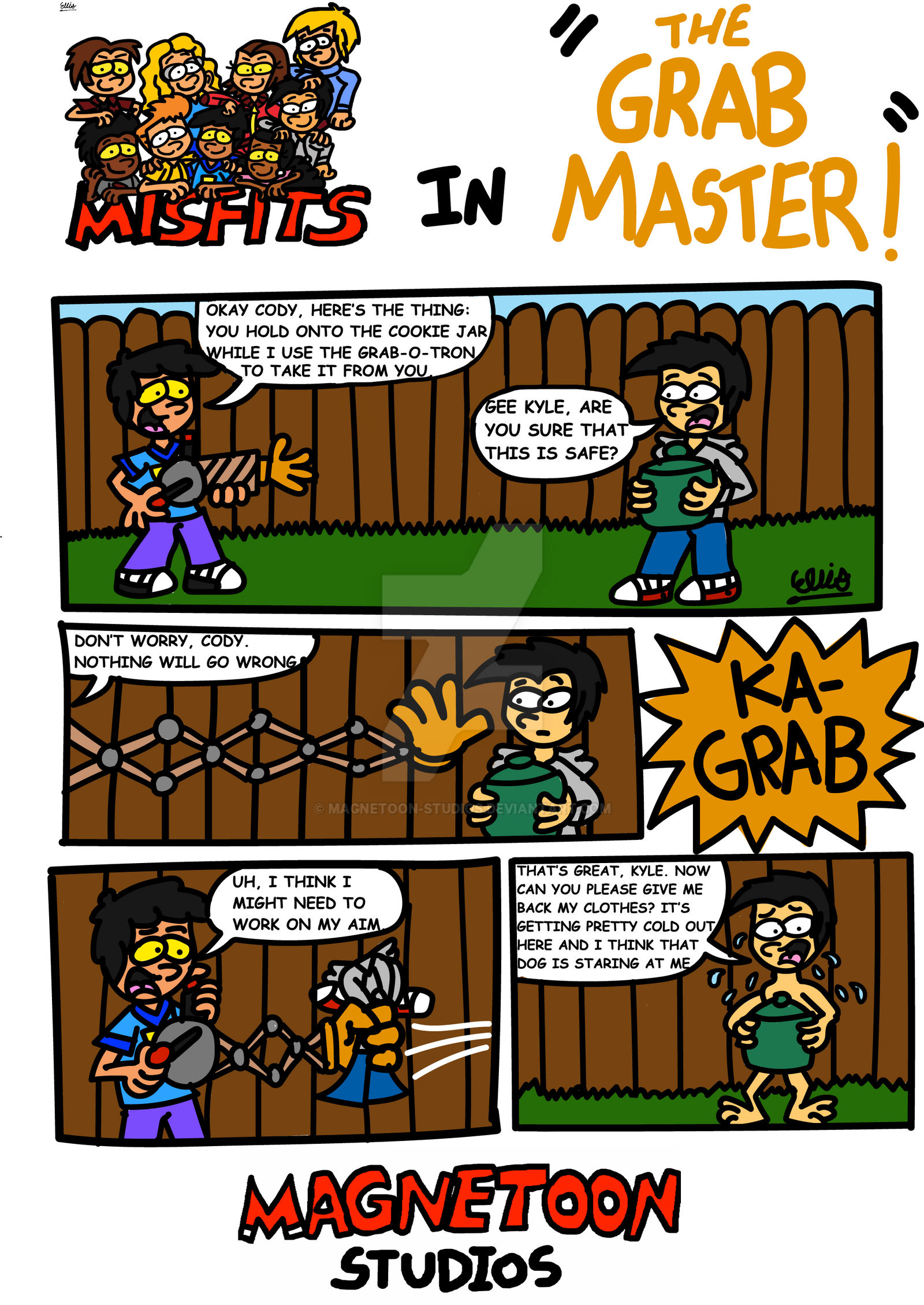 Grab Master Misfits Comics | The Grab Master by Magnetoon-Studios on DeviantArt