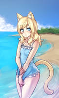 Beach Catgirl