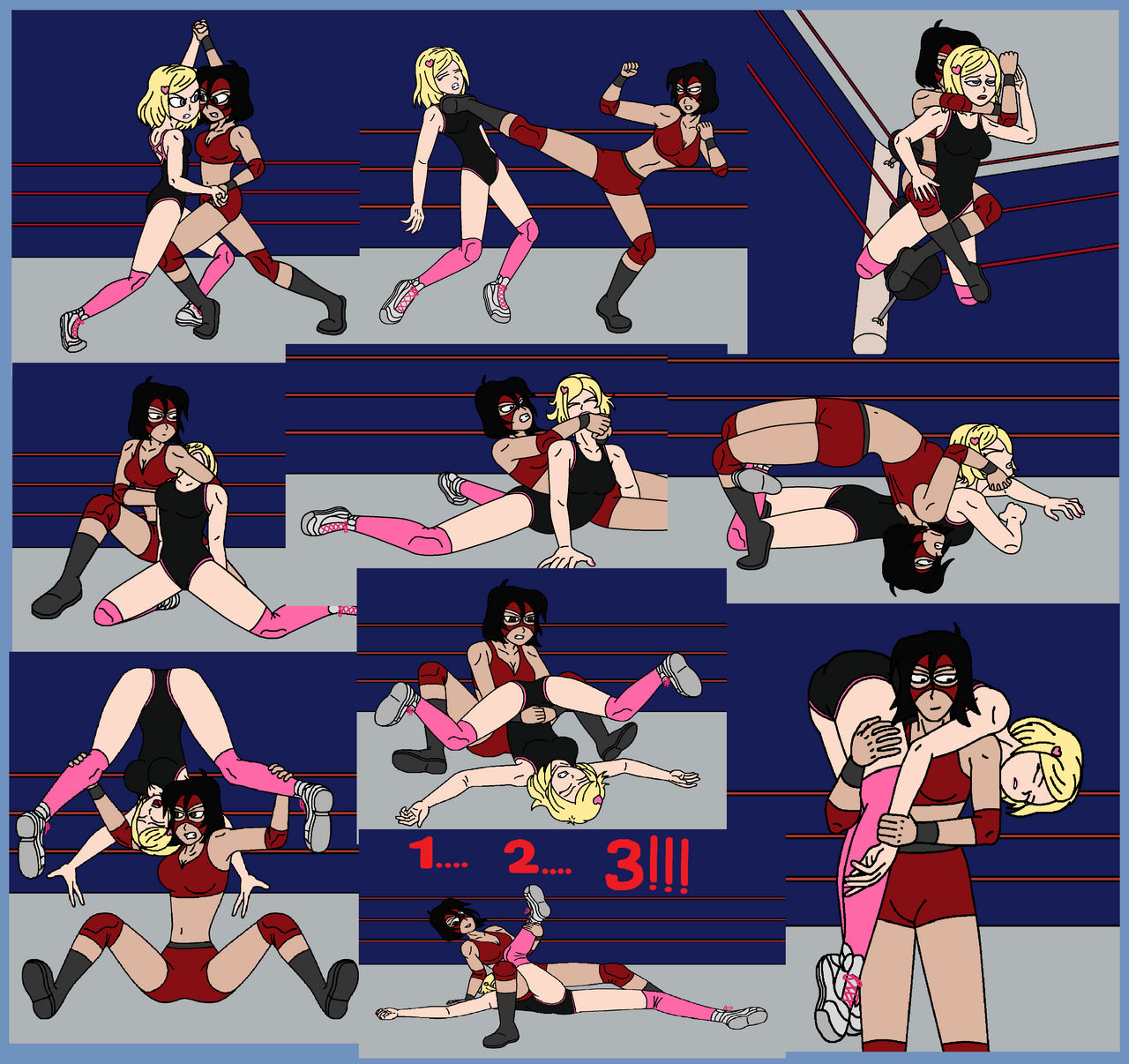 Chiro Vs Kaylie Wrestling Match