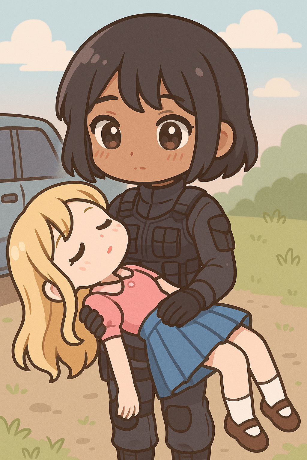 Chiro and Kitten (Another Multiverse)