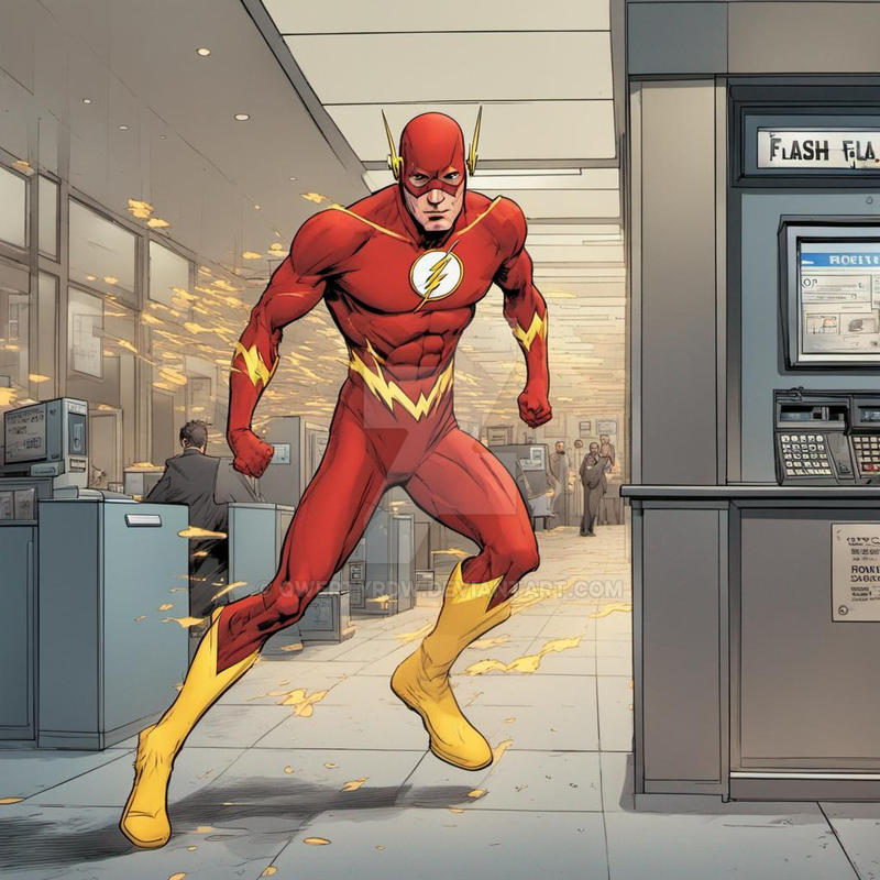 Flash Rob The Flash Robs a Bank by qwertyrdw on DeviantArt