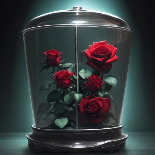 Lighted Roses Under Glass Roses Under Glass by qwertyrdw on DeviantArt