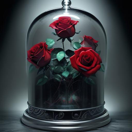 Lighted Roses Under Glass Roses Under Glass 2 by qwertyrdw on DeviantArt