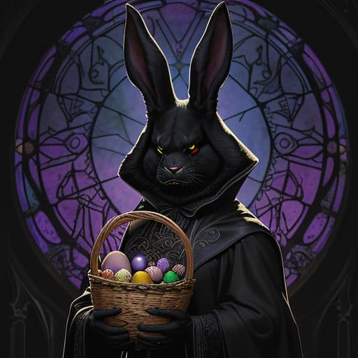 Dark Easter Bunny 2 by qwertyrdw on DeviantArt