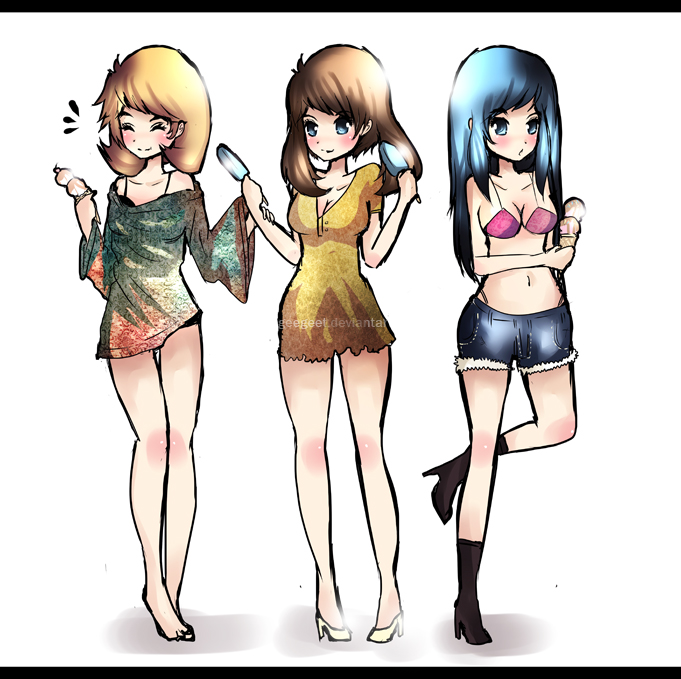 Pokemon Girls : Summer Fun