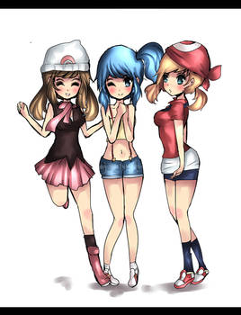 Pokemon Girls : Closet Swap