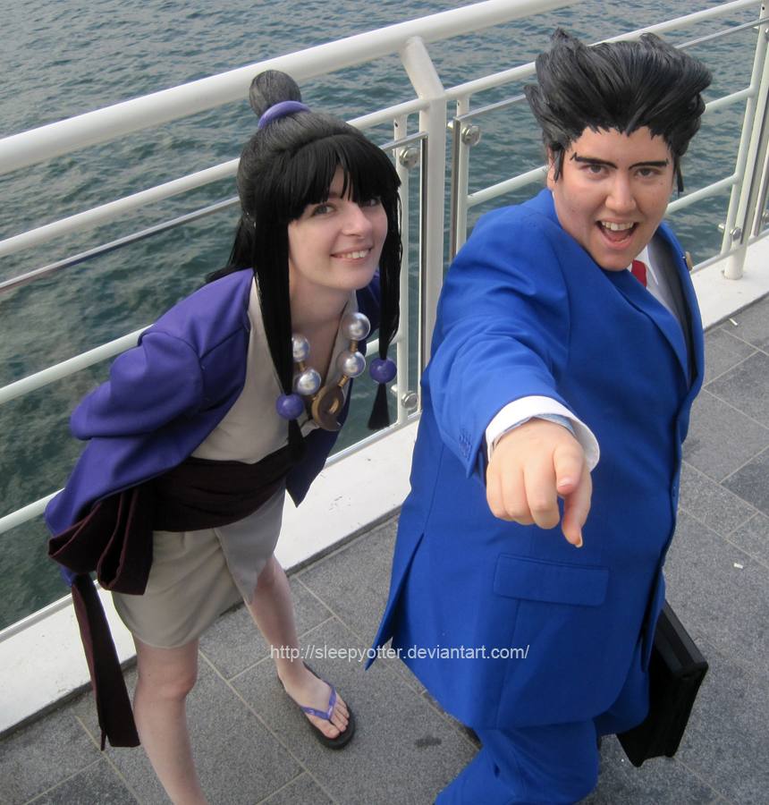 Maya Fey and Phoenix Wright Cosplay