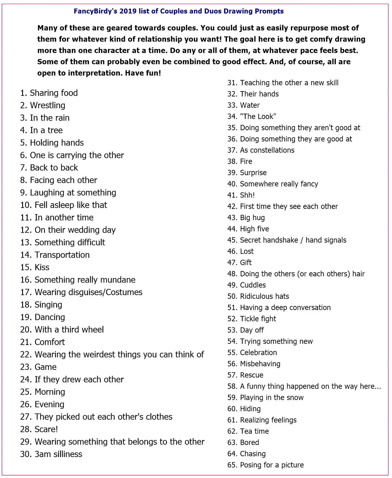 30+ Best Couple Prompts - Free to use