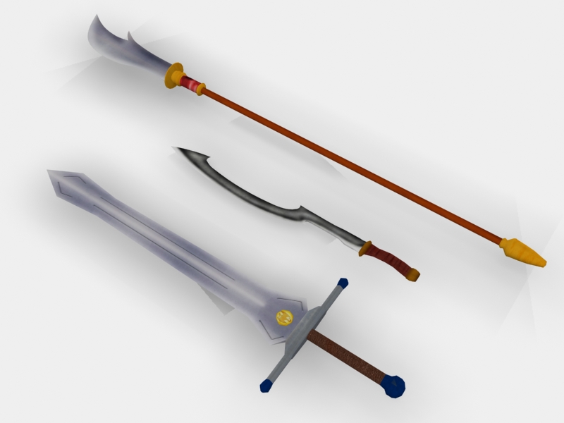 3D Models - Weapons