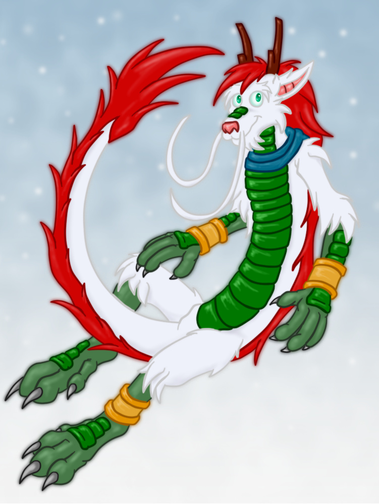 Nikolas the Holiday Dragon