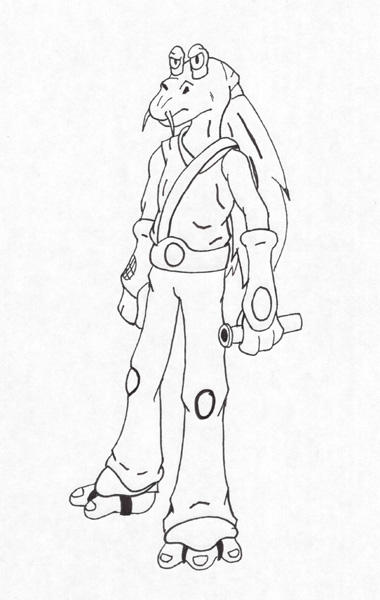 Gungan Jedi by hunterbahamut on DeviantArt