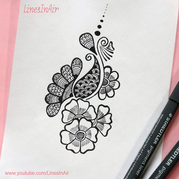 Easy Henna Mehndi Design by LinesInAir on DeviantArt